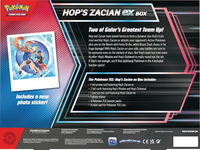 Pokemon TCG: Hop’s Zacian ex Box (US)