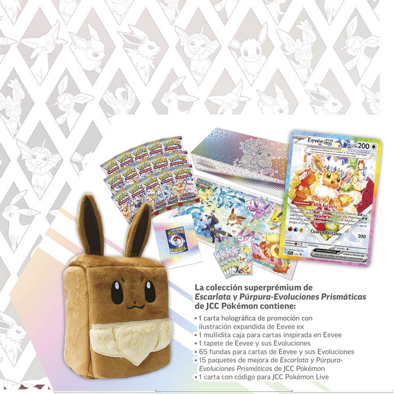 Pokemon TCG: Spanish Pokemon Prismatic Evolutions Collectible (LATAM)