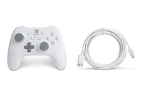 PowerA - Enhanced Wired Controller for Nintendo Switch - White (OPEN-BOX)