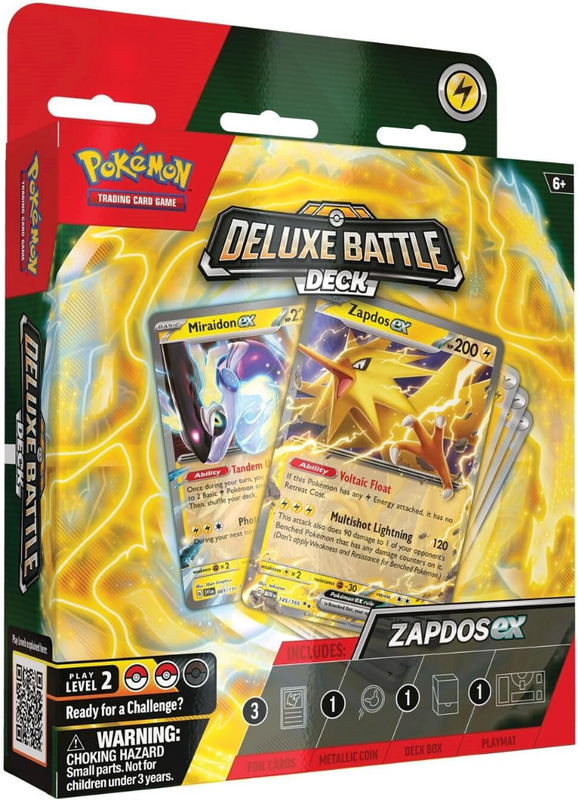 Pokemon TCG: Ninetales ex/Zapdos ex Deluxe Battle Deck (US)