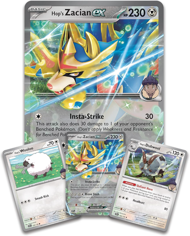 Pokemon TCG: Hop’s Zacian ex Box (US)