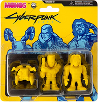 JINX Cyberpunk 2077 Silverhand Monos Collectible Vinyl Figures (3 Pack Set)*