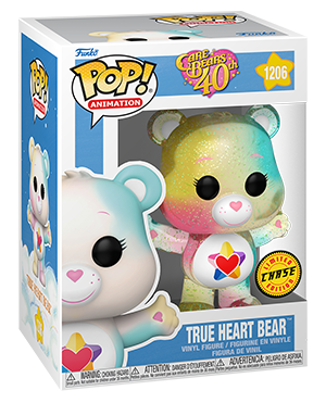 Care Bears 40th Anniversary #1206 - True Heart Bear (CHASE) - Funko Pop! Animation*