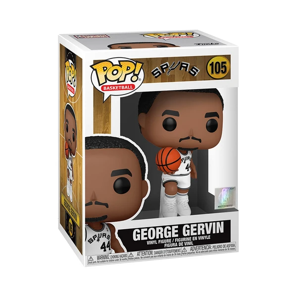 Legends #105 - George Gervin (San Antonio Spurs Home Jersey) - Funko Pop! NBA*