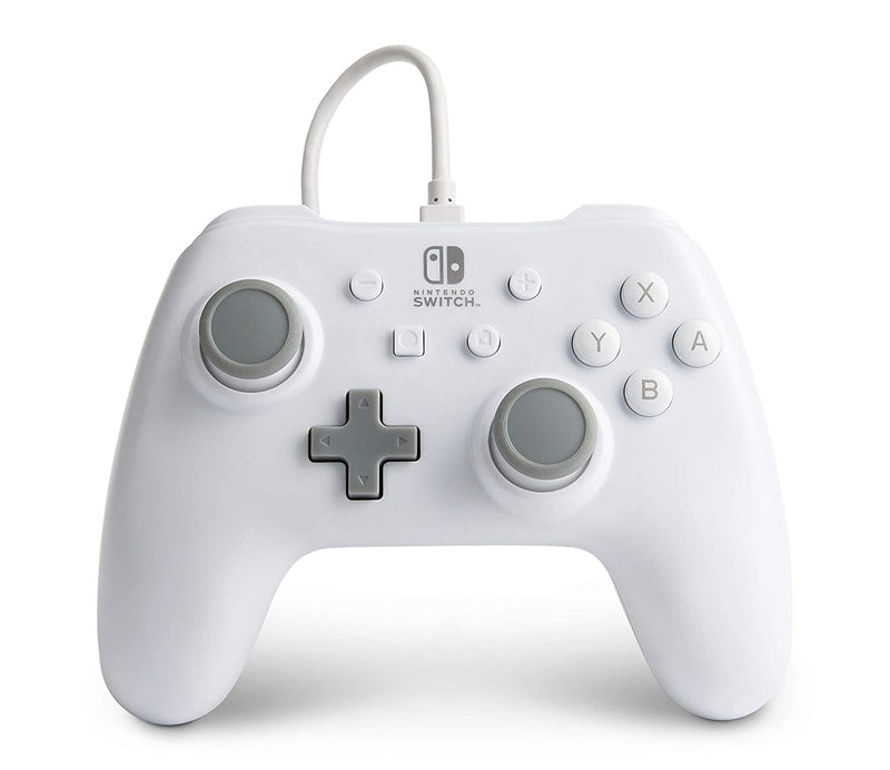 PowerA - Enhanced Wired Controller for Nintendo Switch - White (OPEN-BOX)