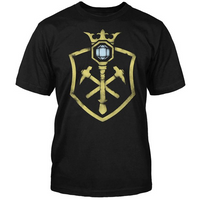 Everquest Mens T-Shirt - Distressed Landmark Shield