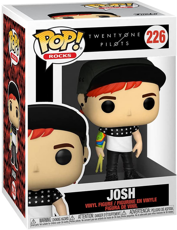 Twenty One Pilots #226 - Stressed Out Joshua Dun - Funko Pop! Rocks