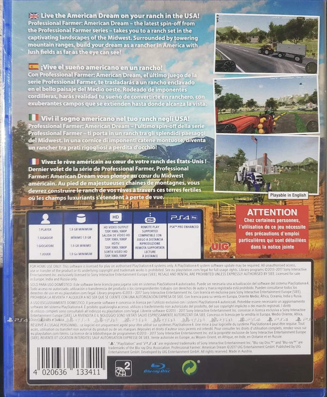 Professional Farmer American Dream (EUR)*