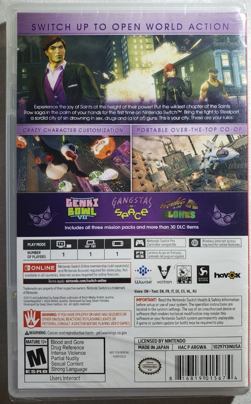 Saints Row : The Third - Full Package (US)