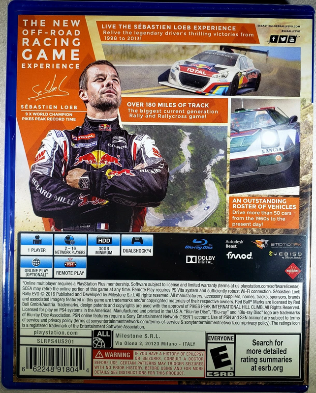 Sebastien Loeb Rally Evo - Day One Edition (US)