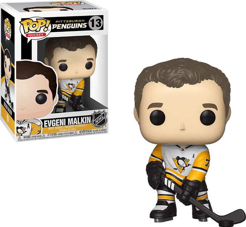 NHL Penguins #13 - Evgeni Malkin (Away Jersey) - Funko Pop! Hockey