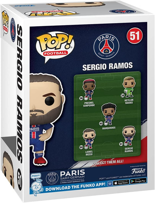 Paris Saint-Germain #51 - Sergio Ramos - Funko Pop! Football*