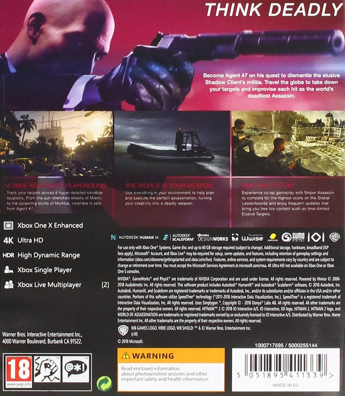 Hitman 2 (EUR)*