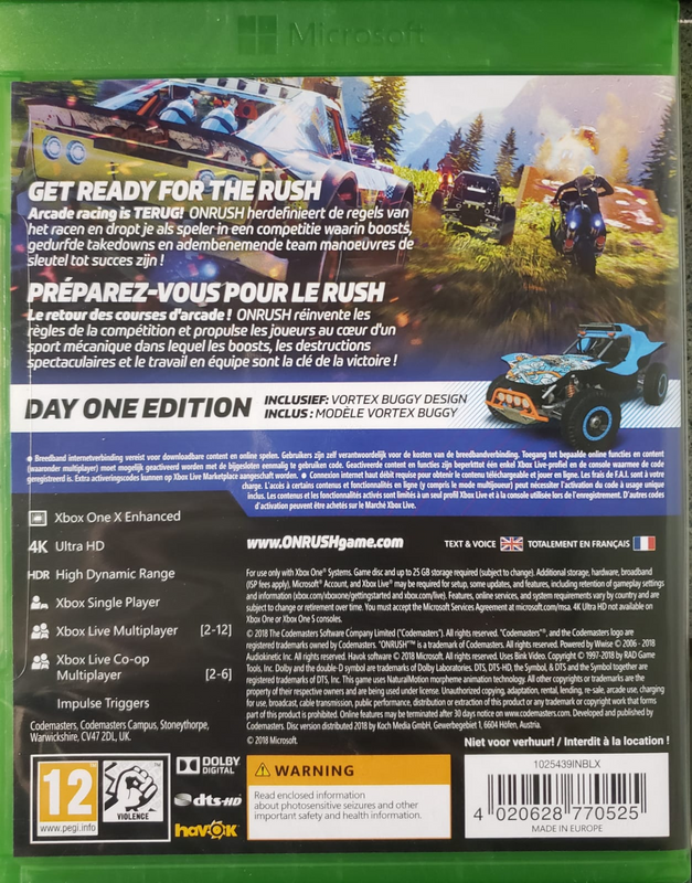 Onrush Day One Edition (EUR)*