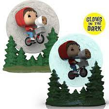 E.T. The Extra-Terrestrial #1259 - Elliot and E.T. Flying (Glow in The Dark) - Funko Pop! Movie Moments