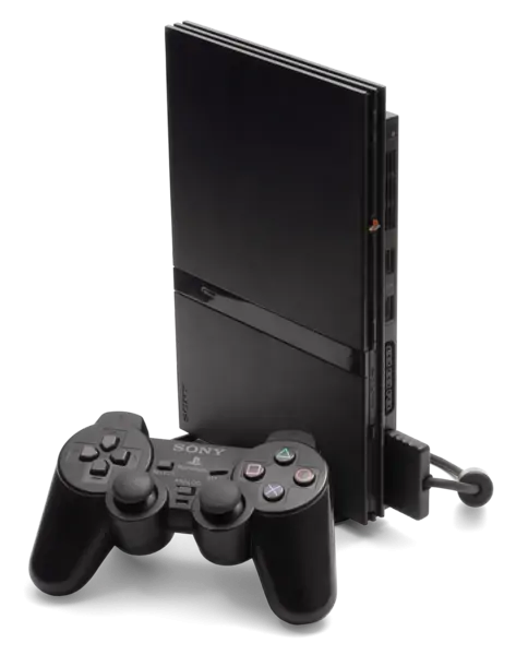 Playstation 2 Console Slim Black (Renewed)