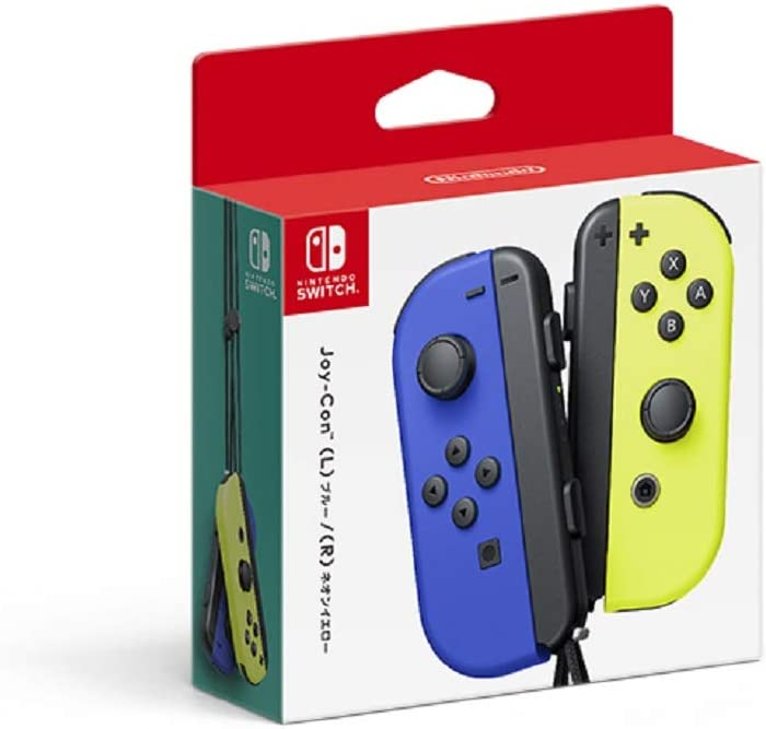 Joy-Con (L/R) - Blue/ Neon Yellow (JP) - OpenBox