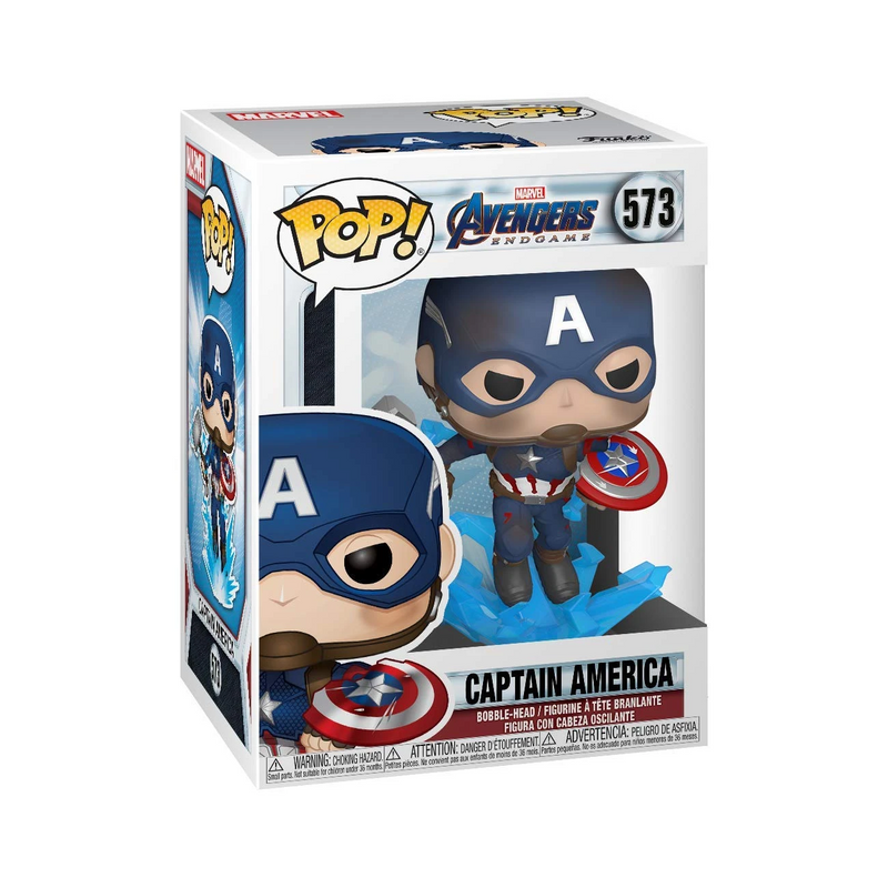 Marvel Avengers Endgame #573 - Captain America with Broken Shield - Funko Pop!*
