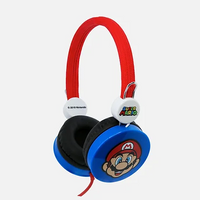 Super Mario Red/Blue Kids Core Headphones (EUR)
