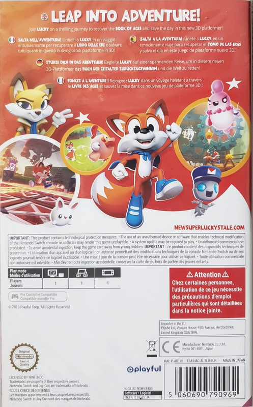 New Super Lucky's Tale (EUR)
