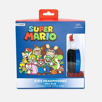 Super Mario Red/Blue Kids Core Headphones (EUR)