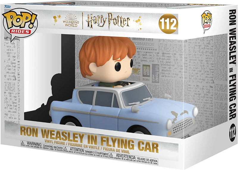 Harry Potter: Chamber of Secrets 20th Anniversary #112 - Ron Weasley in Flying Car - Funko Pop! Movies