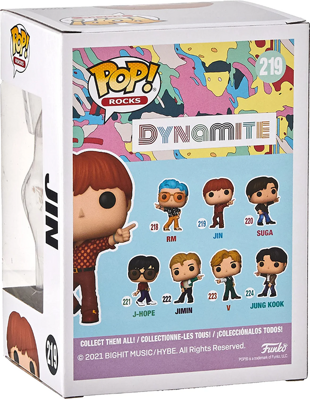 BTS  #219 -  Dynamite - Jin - Funko Pop! Rocks*