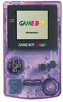 Nintendo Gameboy Color Console - Clear Purple (Renewed)