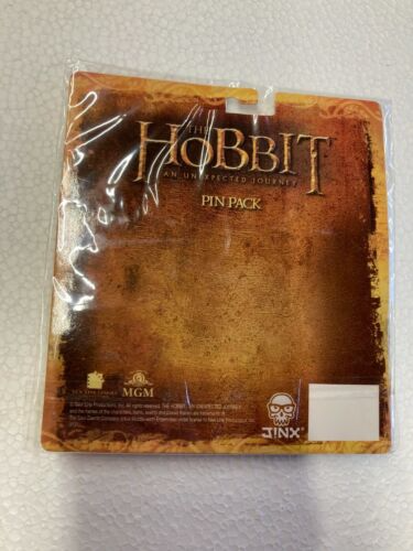 New The Hobbit An Unexpected Journey 4 Pin Button Collector Set