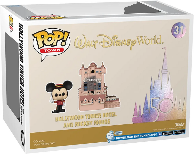 Walt Disney World 50th Anniversary #31 - Tower of Terror with Mickey - Funko Pop! Town